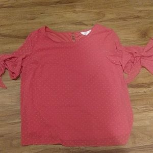 LC Lauren Conrad pink blouse
